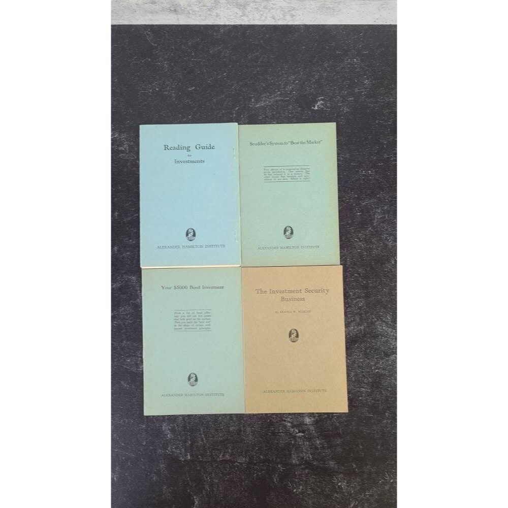 Vintage Investment Guide Booklets, Set of 4